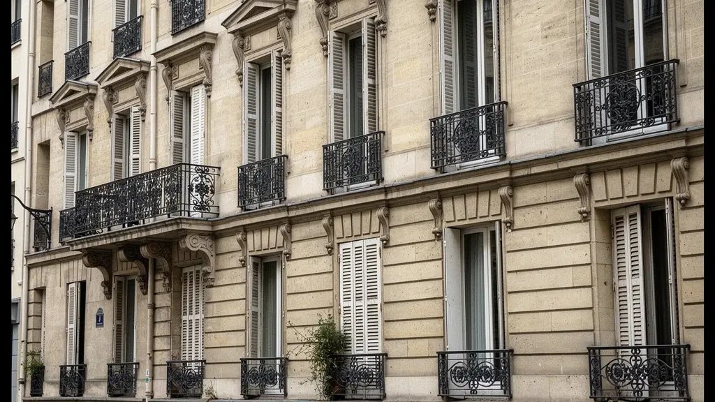 Façade immeuble haussmannien typique du 1er arrondissement Paris estimation immobilière